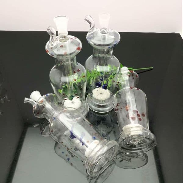 Glass Pipes Smoking Hand-blown Beautifully Handcrafted Smoking Pipe Colorful sand core filter vase glass hookah