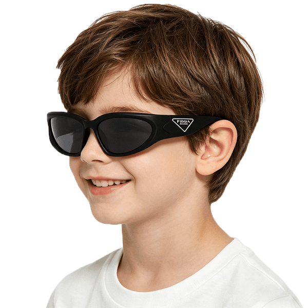 Kids designer sun glasses Polarized Sunglasses TAC UV400 Protection TPEE Flexible Frame Y2K Wrap Around Shades for Boys Girls Outdoor sunglass