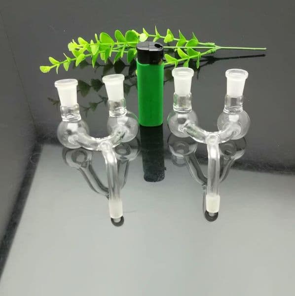 Glass Smoking pipes hookah Oil Burner Pipes Smokings Transparent slingshot type glass adapter 10mm