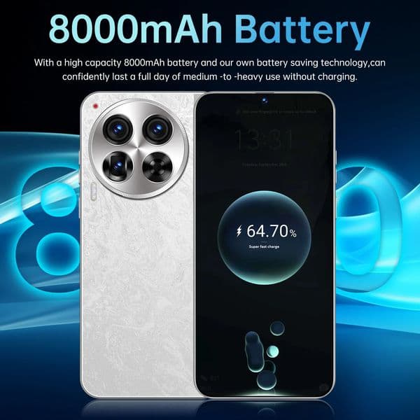 Unlocked C30 Pro 5G Mobile Phone with 7.3 Inches Super AMOLED Touchscreen & Advanced Security Features 1TB Internal Memory