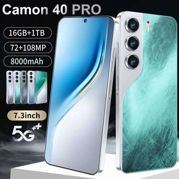 Camon 40 Pro Smartphone Original Unlocked with Camera 4G 5G 6.8inch Dual SIM Phone