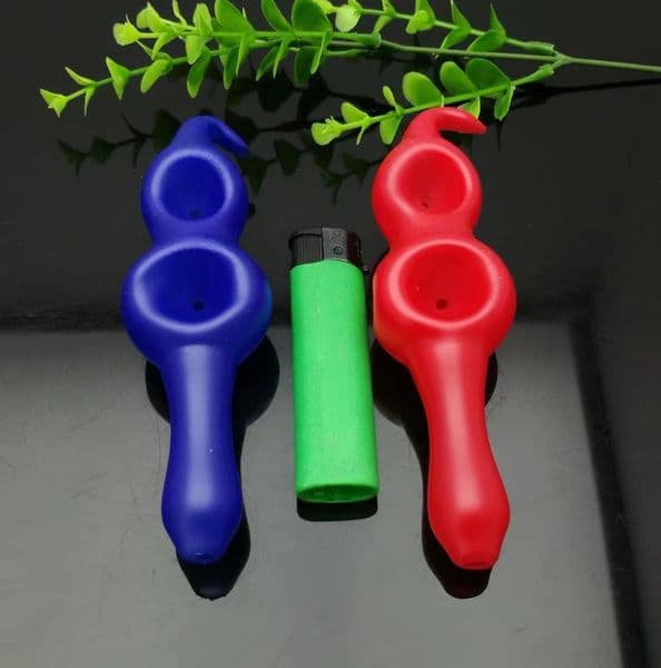 Glass Pipes Smoking Hand-blown Beautifully Handcrafted Smoking Pipe Colorful gradient glass pipe