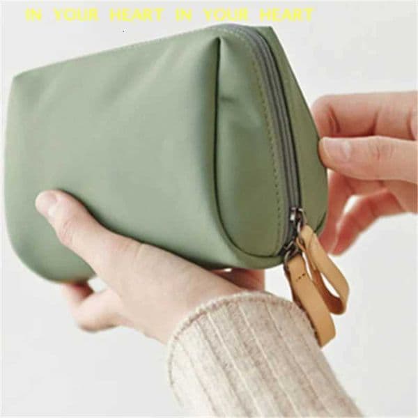Pouch Toiletry Bag Waterproof Makeup Organizer Case Bag New Women Cosmetic Bag Solid Color Korean Style Makeup BagT260415