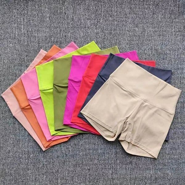 Womens Yoga Fitness Shorts Running Cycling Leggings Quick Dry Breathable HighWaisted 260413