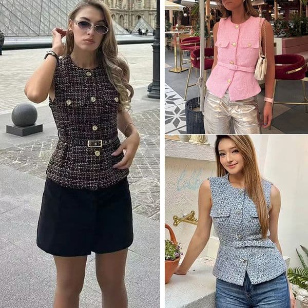 Vests Jackets Autumn Womens Chic Simple Slim Womens Jackets Vest Fashion Youth Elegant Vest 260414BJ
