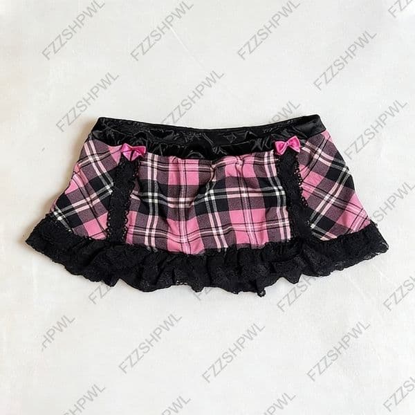 Streetwear Goth Y2K Skirt Harajuku Graphic Print Low Rise Skirts Fashion Vintage vibe A-line skirt Subculture Hip Hop Mini Skirt 260414