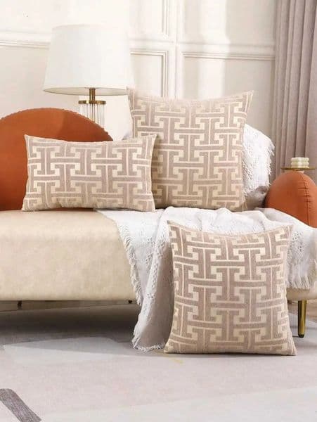 Luxury Designer Decor Embroidered Cushion Cover - Pillowcase With Ornate | room 30X50cm & 45X45cm Options Decoration For Home 20