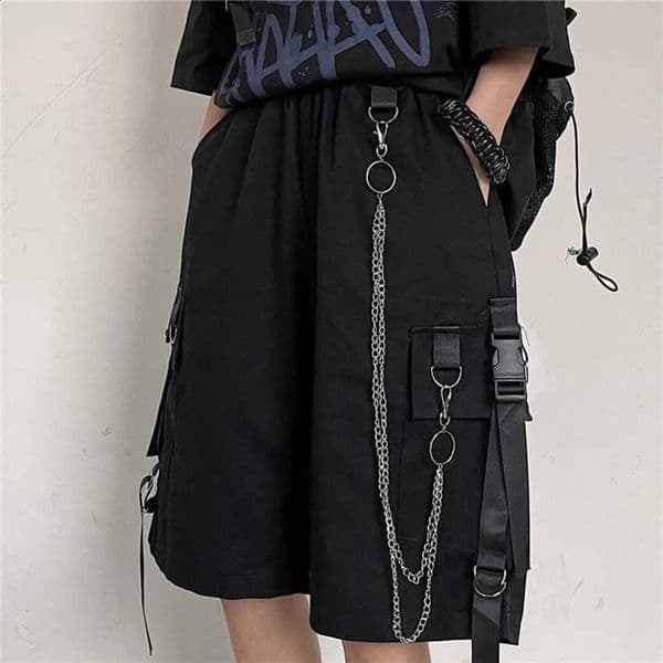 Wide Leg Shorts Men Short Oversize Vintage Mens Shorts for Summer Clothing Mens Sports Bermuda Running Workout Cargo Pants 260414BJ