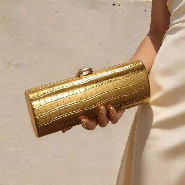 Brand Design Evening Fashion Crossbody Double-Sided Crocodile-Patterned Chain Shoulder Elegant Women's Clutch Bag GLAMOR
