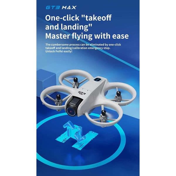 GT3 New Quadcopter With Large Screen, High-Definition Aerial Photography, Remote Control Toy Airplane, Flying Drone V2 Kuhangxin