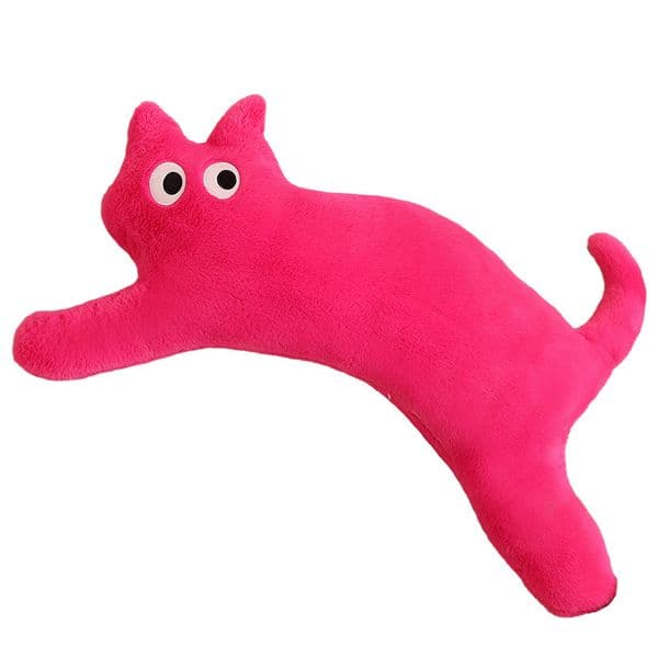 Dopamine Cat Backrest Pillow Long Body Leg Hugging Sleeping Sofa Plush Toy Bed Cushion Gift