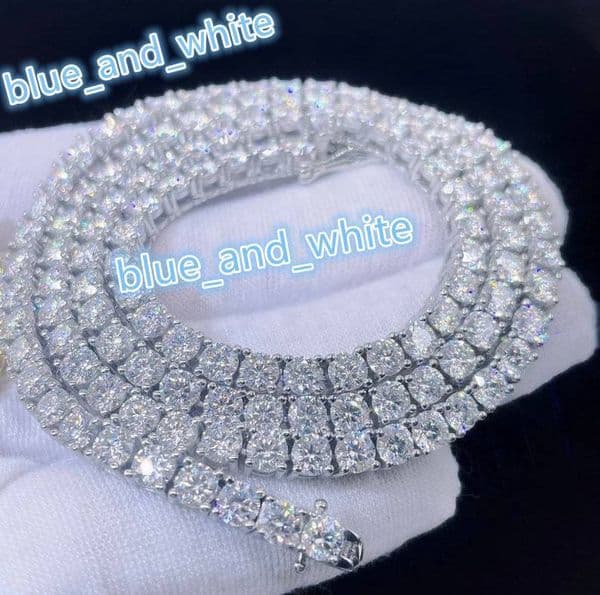 MaiYi Luxury 3mm 4mm 5mm VVS Lab Diamond Chain Jewelry Tennis Necklace for Valentines Day Gift Ideas 2026