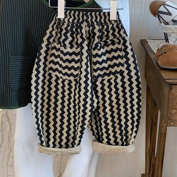 Childrens Pants Spring and Autumn Style Childrens Korean Linen Cotton Casual Trendy Pants for Boys and Baby Japanese Pants 260415