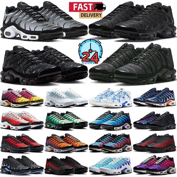 free shipping tn plus running shoes designer sneakers tns Utility Terrascape Black White Berlin Enfant Unity mens trainers women outdoor sports sneakers cheaper