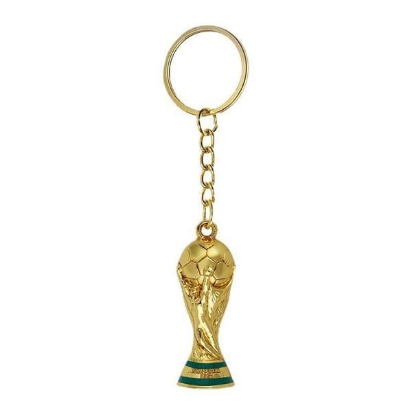 2026 World Cup Hercules Trophy Keychain Soccer Ball Key Ring Stainless Steel Football Fan Merch Bag Charm Bulk Wholesale World Cup Souvenir