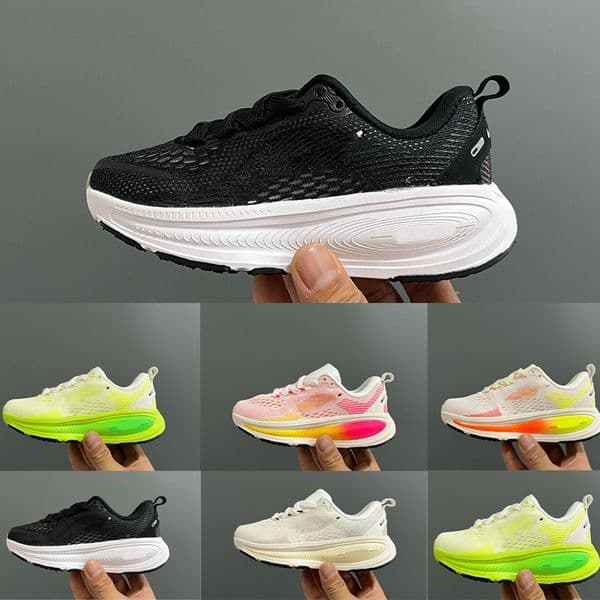 New Top Quality Cushion Kids Shoes Baby Girl Shoes V0mer018 Running Kids Outdoor Shoes Trainers White Photo Black Sail Bright Electric Green Jogging Runner Sports