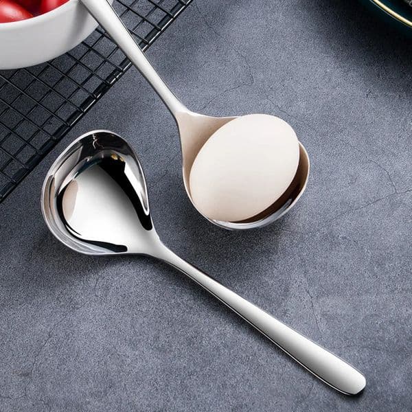 5pcs1pc 304 Stainless Steel Spoon Soup Rice LongHandle Tableware Set Kitchen Utensils 260415