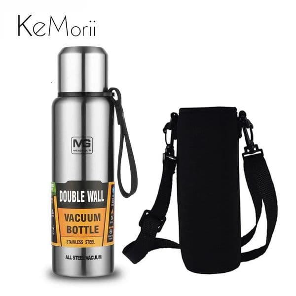 304 Stainless Steel Thermos Bottle Large Capacity Vacuum Flask Insulated Tumbler with Rope for Tea Drinks Cold and Water 260416