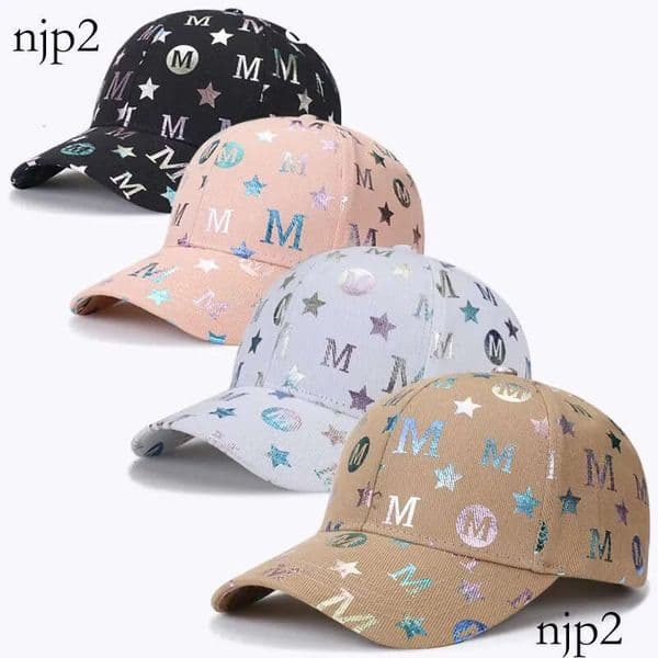Pure cotton baseball cap, with color printing logo, factory in stock, fast logistics