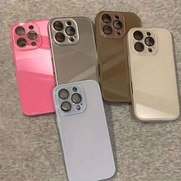 Summer small fresh glass is suitable for iPhone16Promax mobile phone case 26Y0416