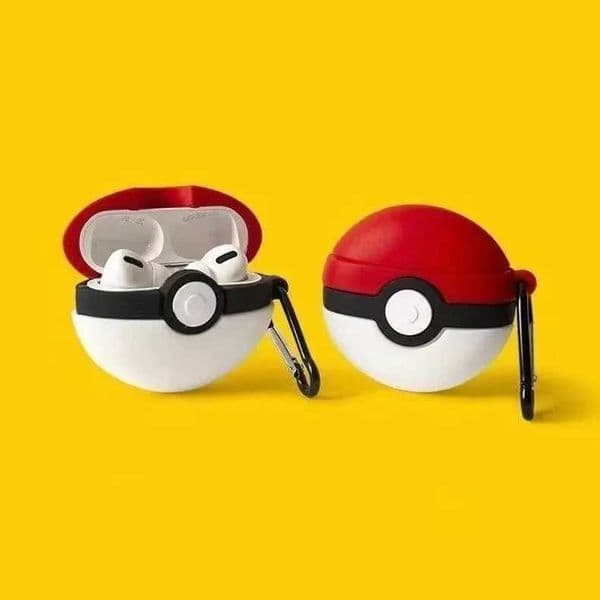 For AirPods Pro3 4 3 2 1 Pro Pro2 Earphone Case 3D Pok elf Ball Case Silicone Cartoon Headphone Box With Pendant Cover S26415