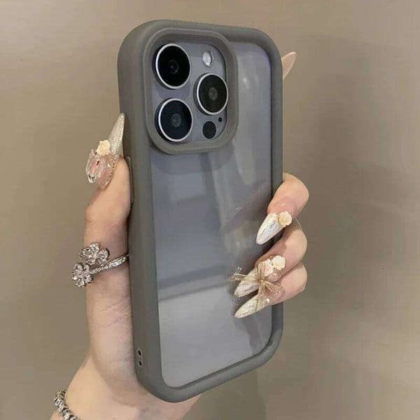 Luxury Hard Phone Case For iPhone 16 15 14 13 12 Pro Max Plus Shockproof Clear Bumper Cases Cover funda coque 26Y0416