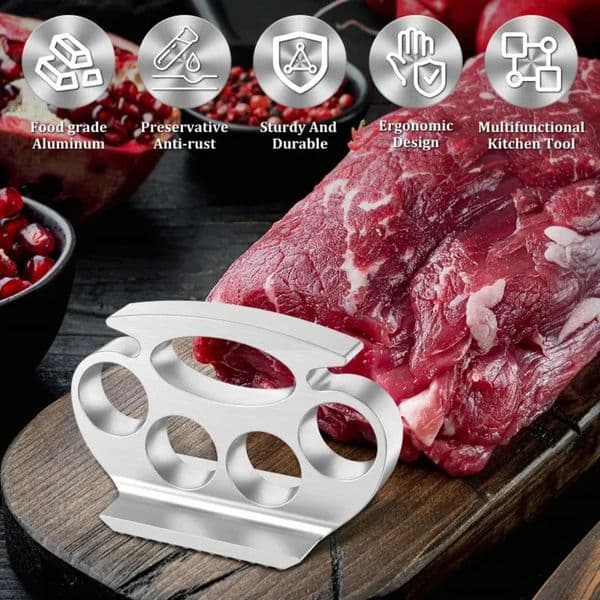 Luxury Designer Decor Creative Meat Tenderizer Hammer Handheld Efficient Press Mallet Rustproof Easy To Use Tool room For Fish Pork Decorati 8
