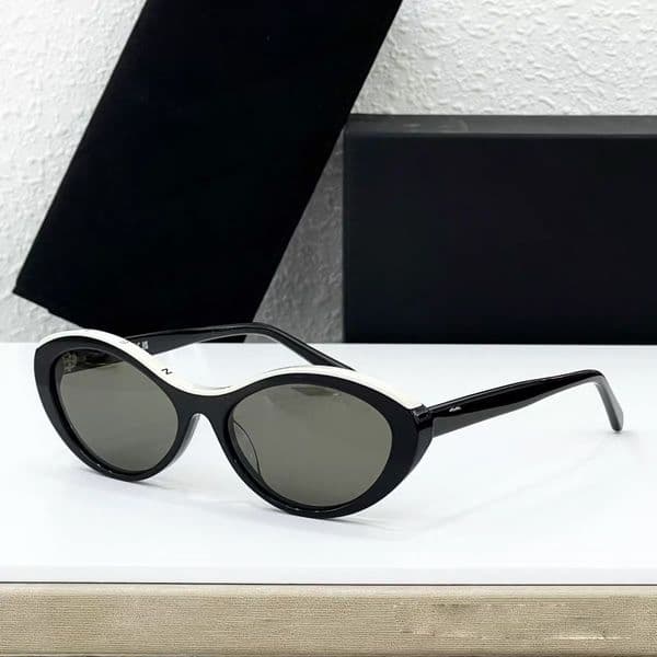 luxury designer Cat Eye rotundity Frame sunglasses for women letter classic Travel trend Beach shading UV protection polarized fashion glasses