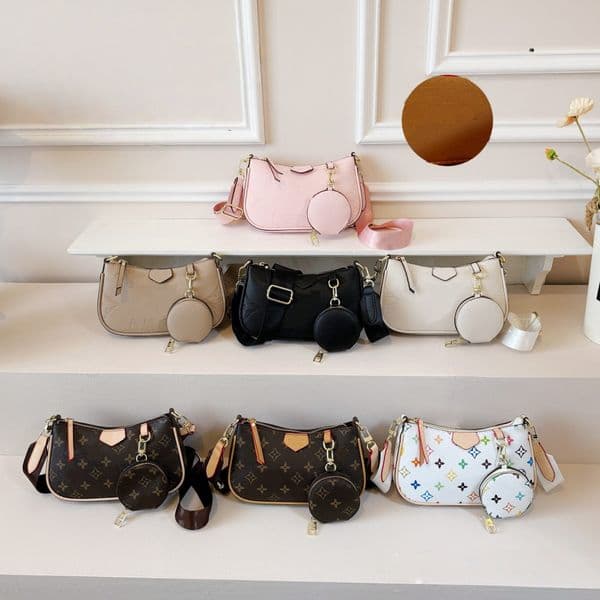 Shoulder Bags High quality New almas bb Womens crossbody Original designer handbag mirror quality leather chain bag embossing tote shell bag expensive wallet 0268