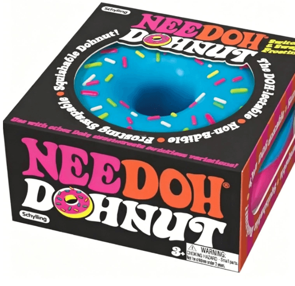 New Schylling NeeDoh Doughnut Squishy Pinch and Play Sensory Toys Suitable for Children and Adults to Relieve Anxiety Decompression toy213J260521