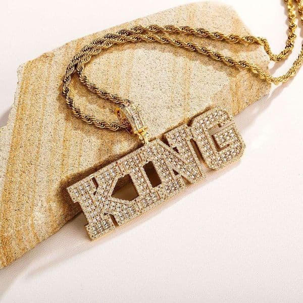 2026 New Jewelry Hip Hop Full Moissanite Thick Letter Splicing DIY Unisex Couple Pendant Necklace Trendy