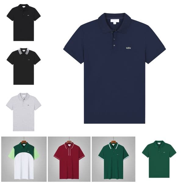 Designer Big Small Horse Polo Shirt Printing Clothing Men High Quality Crocodile Embroidery LOGO Short Sleeve Summer Casual Cotton Polos T-Shirts labbu02