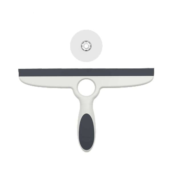 EHOMGUI Squeegee Window Wiper Mirror Cleaner with Stick Hook Bathroom Rubber Tool for Glass Cleaning 26H0408