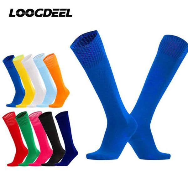 Loogdl Football Soccer Socks Breathable Sports Rugby Stockings Over Kn High Volleyball Baseball Kids Adults Long Socks L260417