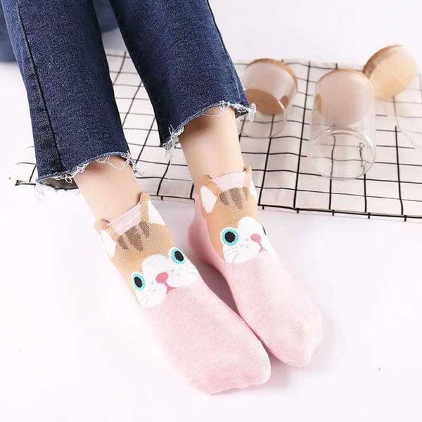 Colorful fruit Invisible Short Woman Sweat summer comfortable cotton girl womens boat socks ankle low female 1pair2pcs xg13 Z260417