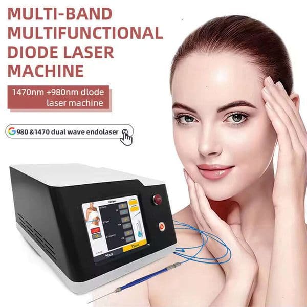 Ace Desktop 980 Diodo Laser 1470Nm Liposuction Machine 2 In 1 Professional Lipolysis Surgery Machine 1470 Laser Fat Reduction Sliming Machin