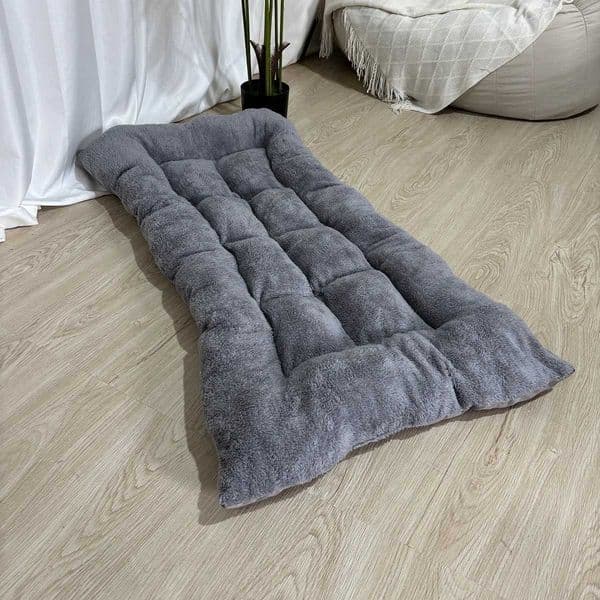 12060cm Large Plush Dog Bed Sofa Thickened Super Soft Polyester Pet Mat Dog Crate Mat Bed For Small Medium Large Dog Bed H260417