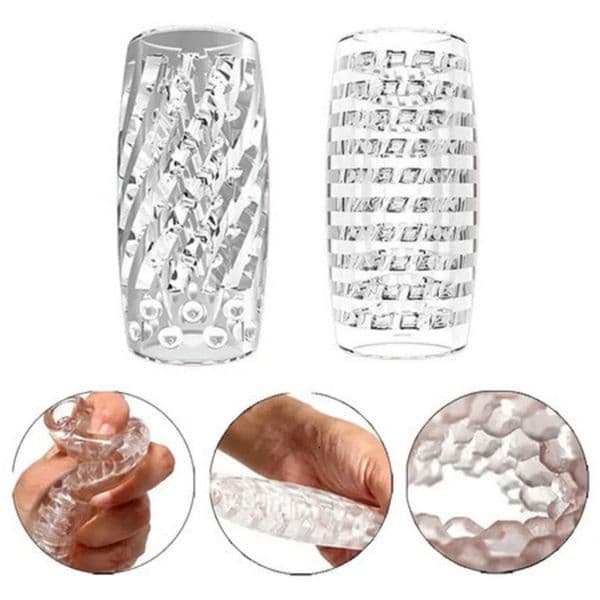 2026 New Adult Toys Transparent Male Masturbator Artificial Pussy Vaginal Men Glans Sucking Penis Pump Spikes Exerciser Sex Toys Adult For Man 18 p 012