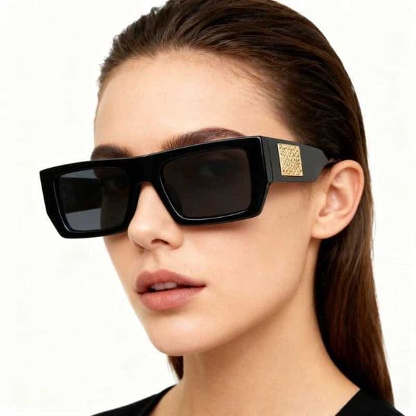 Retro Fashion Square Sunglasses Women Men Brand Designer Sun Glasses Business Commute Male Female Protective Glasses J260417