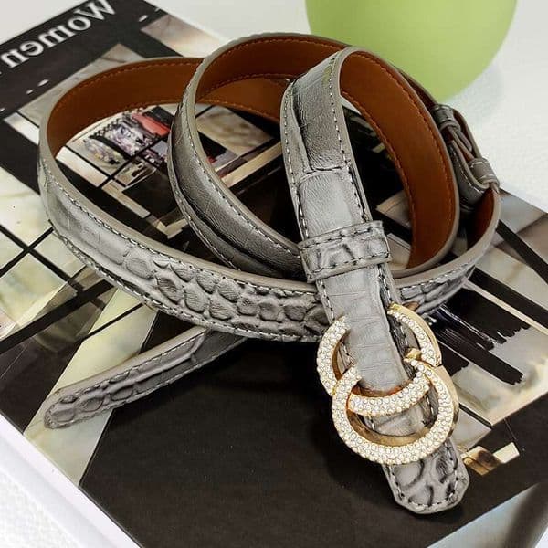 Designer belt women thin leather belts for women designer men belt ceinture luxe small buckle ladies luxury belt 18mm width fashionable brown black designer belts