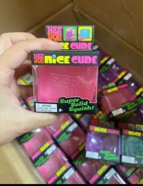 Maltose Ice Toy NeeDoh Nice Cube Schylling Stress Relief Sensory Squeeze