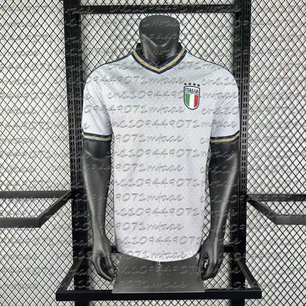 2026 New Italy National Team Soccer Jersey White Geometric Pattern Ita 4 Stars Football Shirt Unisex Sport T L260417