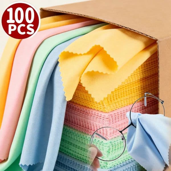 UltraFine Fiber Cleaning Cloth Compatible for Glasses Camera Lenses Smartphone Screens 260407
