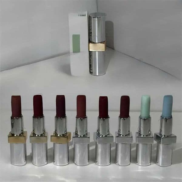 Luxury Lip Makeup Lipstick 3.8G maquillaje Refillable Durable Weightless Lipcolor Matte Lipsticks Silver Golden Tube Cosmetics Free Shipping
