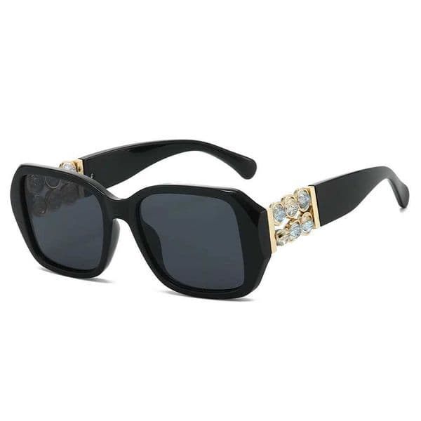 2026 Women Luxury Sunglasses With Rhines Decoration Large Frame Wrap Designer Gift For Mother J260417