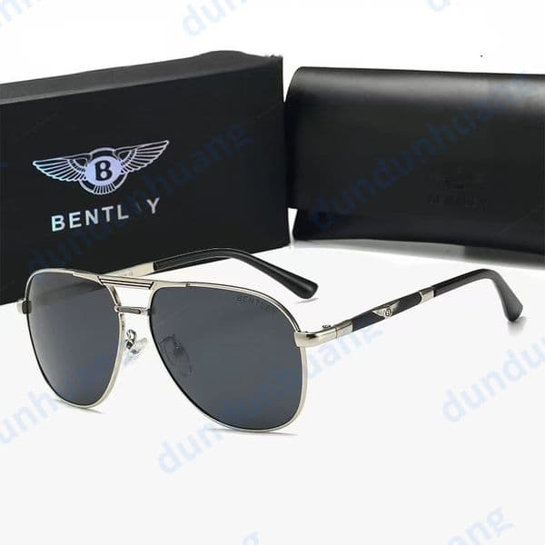 bentleys Sunglasses Men Women Polarized sunglasses Fashion Classic Frame Glasses Leopard Head Composite Metal Optical Frame Sunglasses UV 400 With Box