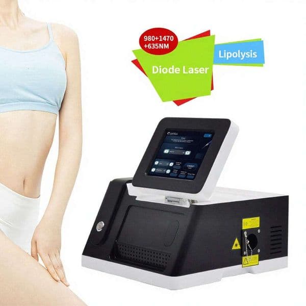 Ace Desktop Liposuction Face Lifting 635Nm 980 1470Nm Medical Body Slimming Machine Skin Tightening Fat Removal Slimming Beauty