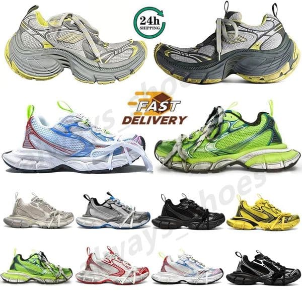 2026 Triple S Designer sports Shoes 3.0 Low 3XL Men Luxury Sneaker Women Leather Casual Shoe Low Top Lace Up Flat Sneakers With Clear Sole size 36-45 A17