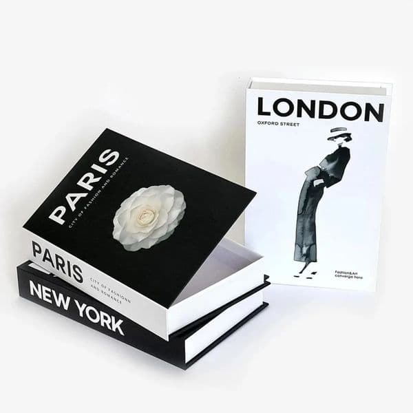 Luxury Designer Decor Luxury Home Decor Coffee Table Fashion Model El Room Fake Books Imitation Book Box Decoration gift set Decoration For Home 16