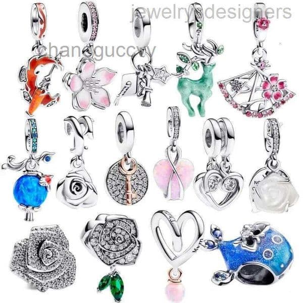 Sterling 2024 New 925 Silver Ladies Custom Charm Bracelet Suitable for Original Charm DIY Accessories Jewelry Gift Free Delivery